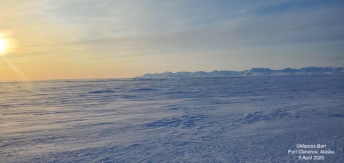 Nearshore ice conditions near Port Clarence - view 2.