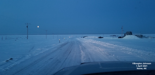 Sea-ice conditions in Nome - view 1.