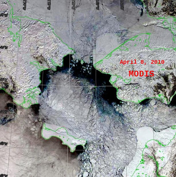 Remote sensing data closeup