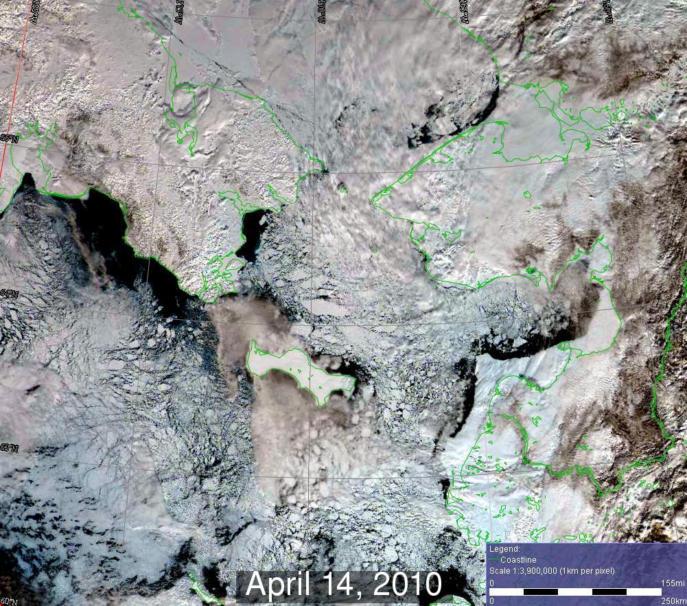 Remote sensing data closeup